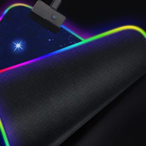 Non-Slip Rubber RGB LED Lighting Mouse Pad Mat - Image 2