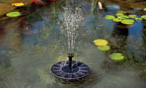 Solar powered water fountain