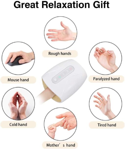 Hand Massager for Arthritis with 3 Air Compression Levels & Heating - Image 14