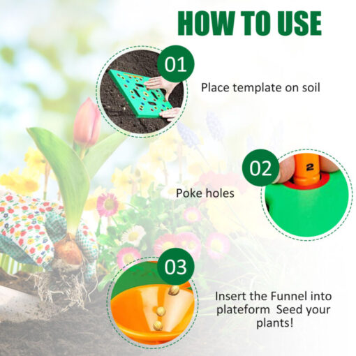 Garden Seeding Organiser Plate - Square and Round - Image 21