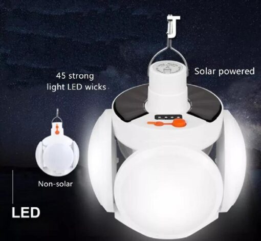 Portable Camping Football Style Solar Light - Image 9