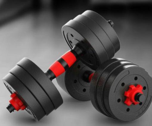 10KG Adjustable Dumbbells Bars and Barbell Set - Image 12