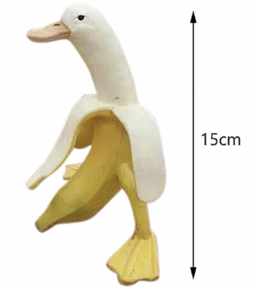 Banana duck garden art deco statue - Image 7