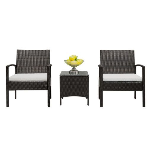 Coffee Table Rattan Sofa Set - Image 8