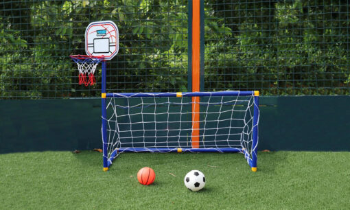 2 in 1 Children Outdoor Basketball and Football Sports Equipment