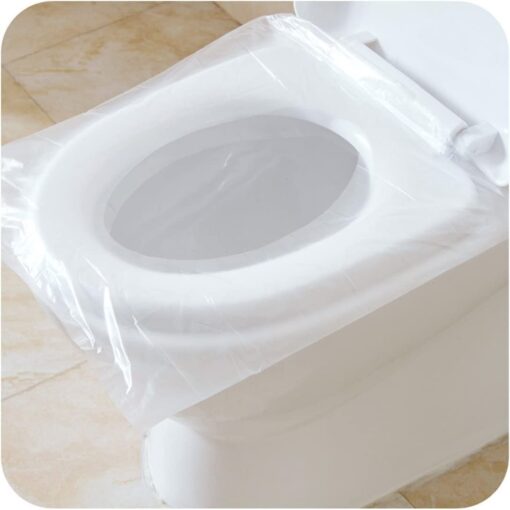 50Pcs Disposable Toilet Seat Safety Cover Mat - Image 6