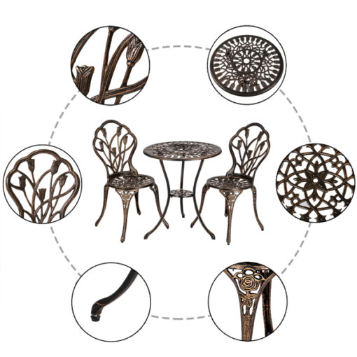 3pcs European Style Bistro Set - Image 2