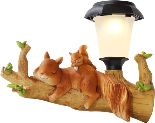 LED Night Light Cartoon Animal Statue Solar Light - Image 2