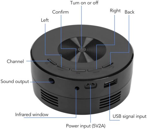 HD Pocket Portable Mini LED Projector - Image 4