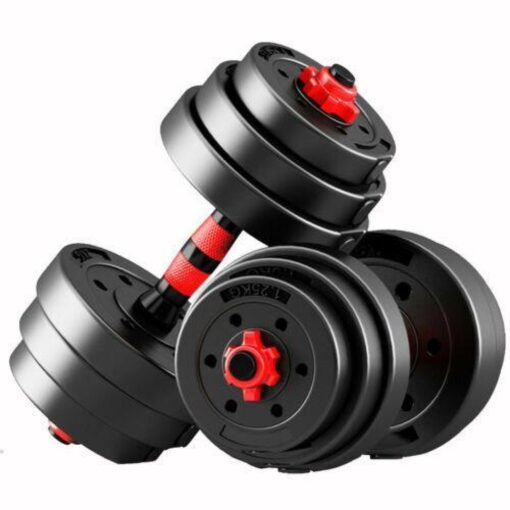 10KG Adjustable Dumbbells Bars and Barbell Set - Image 3