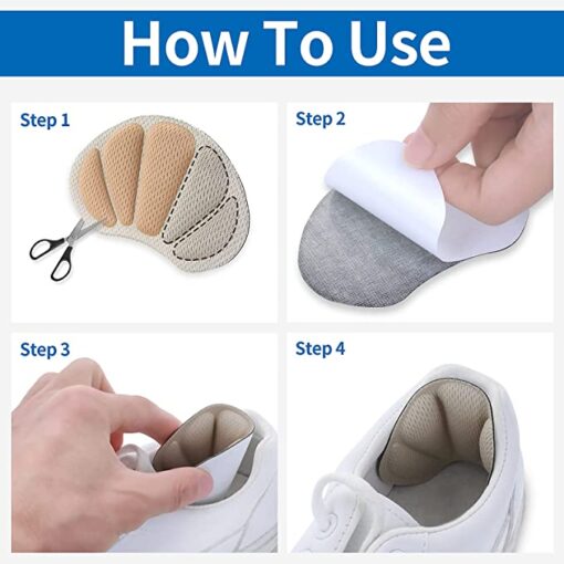 3 or 6 Pairs of Soft Cushion Shoe Filler - Image 6