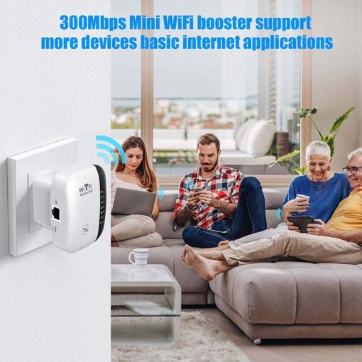 Long Range Wireless Wifi Extender Network Signal Booster - Image 9