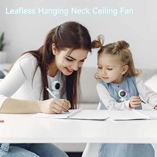 Astronaut Leafless Hanging Neck Fan - Image 10