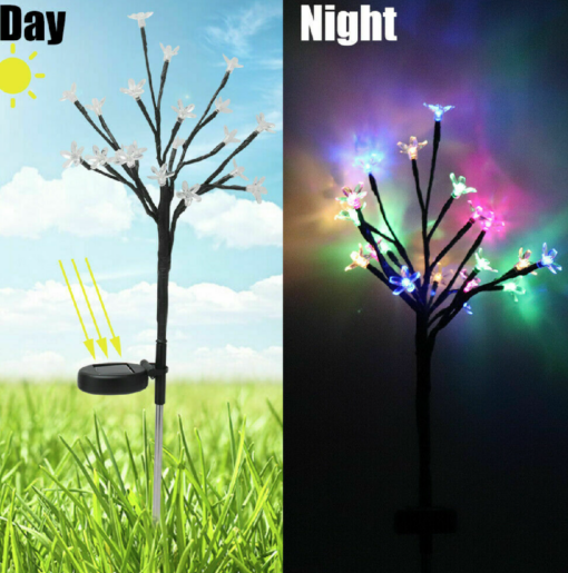 Solar Powered 20 LEDs Landscape Lawn Lights - Image 4