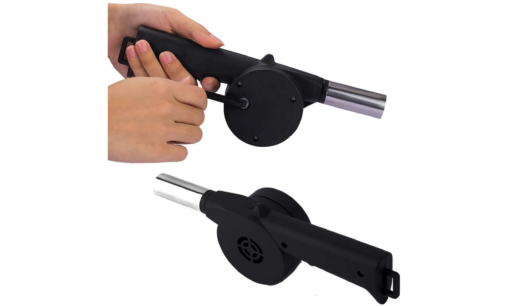 BBQ Portable Mini Manual Hand Crank Fan Air Blower - Image 6