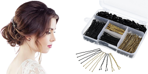 300 Pcs Hair Pins and Hair Bands Kit - Image 3