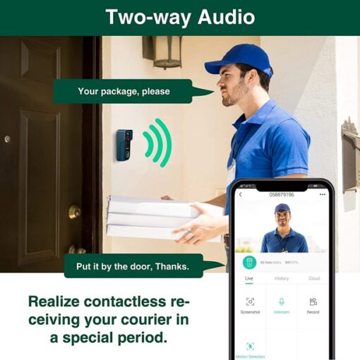 Wireless Remote Monitoring Camera and Doorbell - Image 4