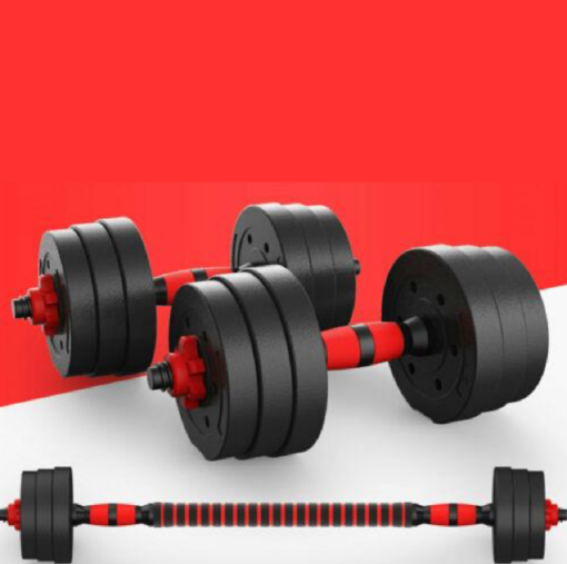 10KG Adjustable Dumbbells Bars and Barbell Set - Image 8