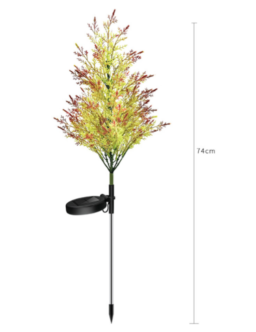 2 pcs LED Solar Cypress Tree Light - Image 5