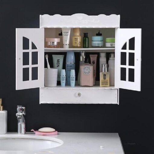 Non-Perforated PVC Bathroom Cabinet with Drawer - stock clearance - - Image 7