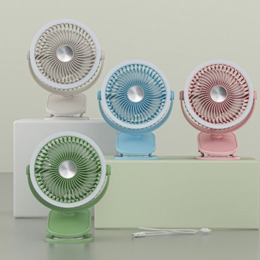 Portable Lamp Clip Cooling Fan - Image 10