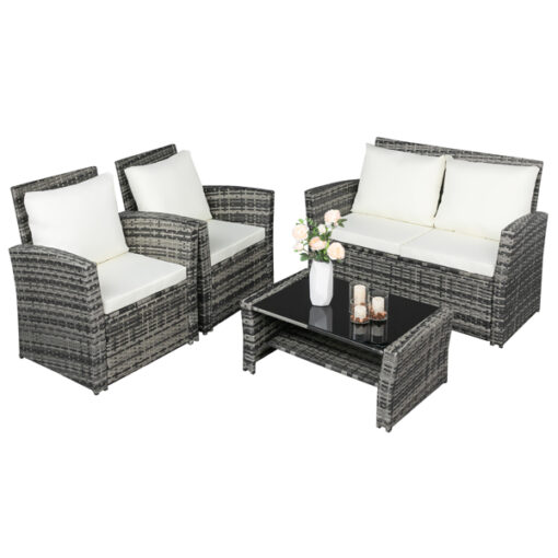 Outdoor Rattan Sofa - Image 4