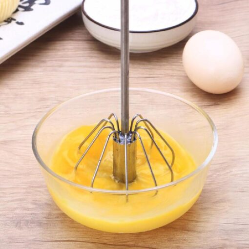 Semi-Automatic Rotating Egg Whisk