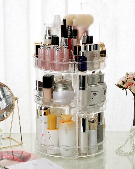 Rotating Cosmetic Display Storage Stand - Image 5