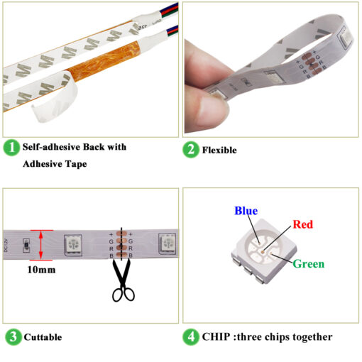 Dual Control LED Strip Lights - Image 10