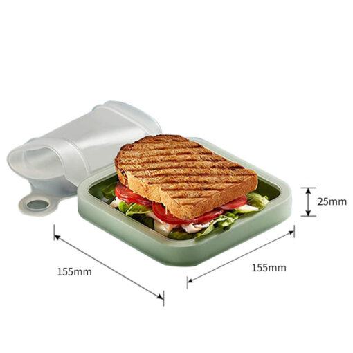 Sandwich Toast Bento Box Eco-Friendly Lunch Food Container - Image 6