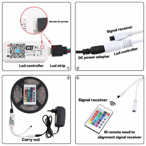 Dual Control LED Strip Lights - Image 9