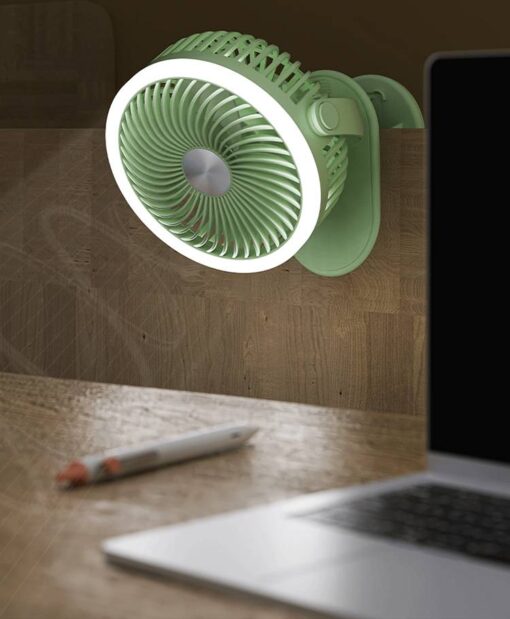 Portable Lamp Clip Cooling Fan - Image 2