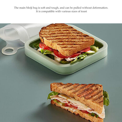 Sandwich Toast Bento Box Eco-Friendly Lunch Food Container - Image 9