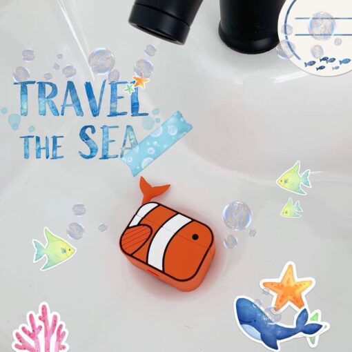 Sea Creatures Silicone AirPods Case - Image 8