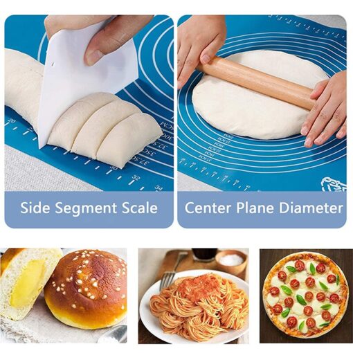 Silicone Baking Mats with Measurements Non-stick Pastry Mat - Image 2