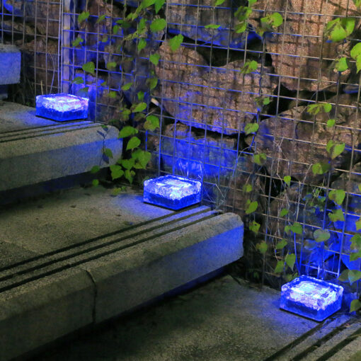 1 or 4 Pcs Solar Cube Brick Lights - Image 8