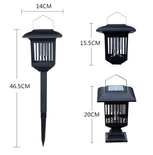 2 in 1 Solar Bug Zapper and Landscape Light - Image 11