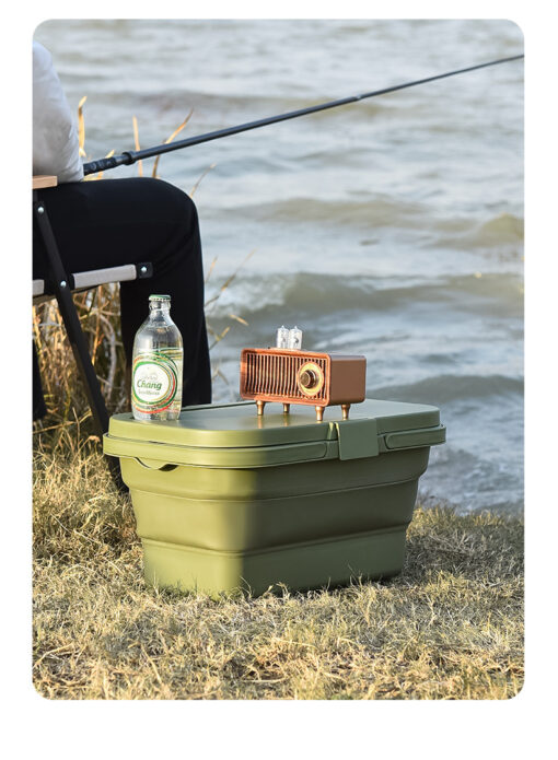 Foldable Picnic Basket with Lid - Image 21