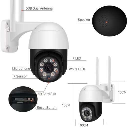 Motion Detection  AI Smart Outdoor Security Camera - Image 6