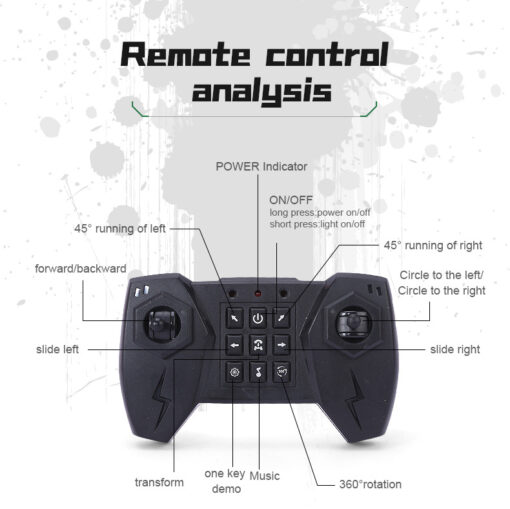 Hand Gesture & Remote Control Stunt Car - Image 15