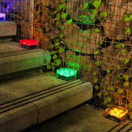 1 or 4 Pcs Solar Cube Brick Lights - Image 11