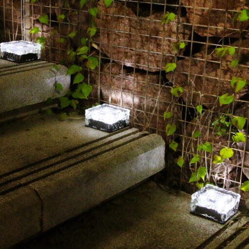 1 or 4 Pcs Solar Cube Brick Lights - Image 6