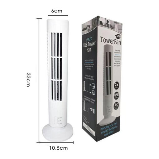 USB Bladeless Tower Fan - Image 10