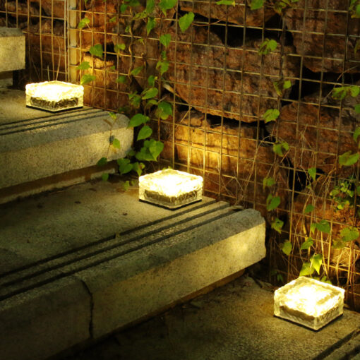 1 or 4 Pcs Solar Cube Brick Lights - Image 7