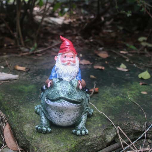 Gnome & Frog Design Garden Decoration - Image 5