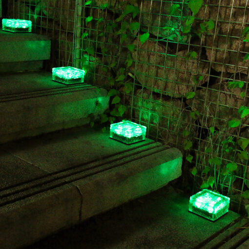 1 or 4 Pcs Solar Cube Brick Lights - Image 9