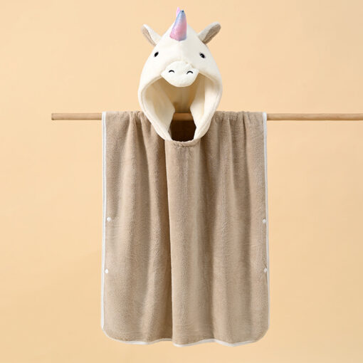 Soft & Absorbent Hooded Bathrobe - Image 11