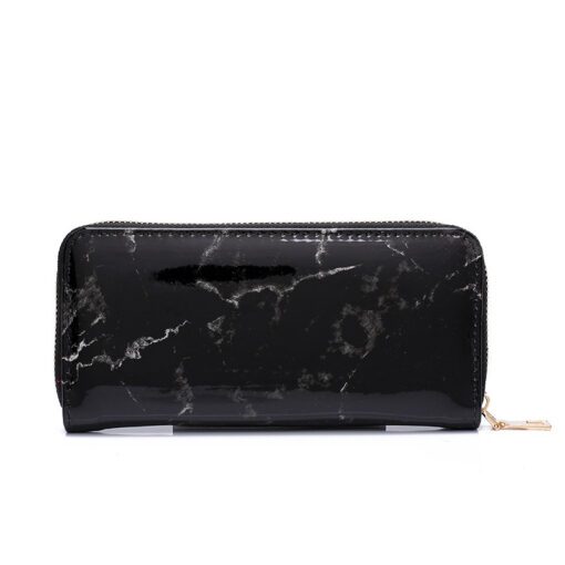 Marble Pattern PU Leather Wallet - Image 5