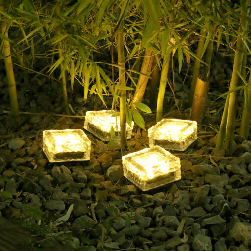 1 or 4 Pcs Solar Cube Brick Lights - Image 12