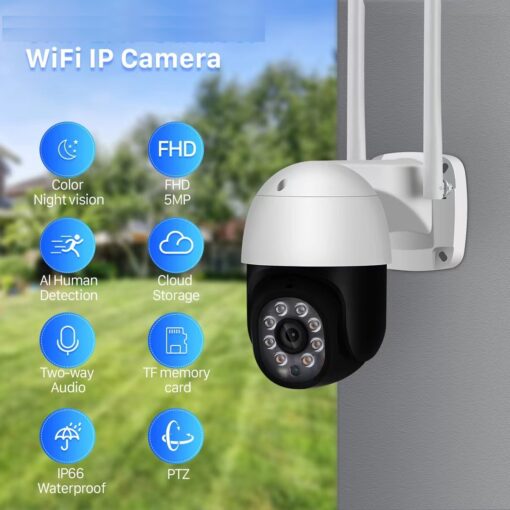 Motion Detection  AI Smart Outdoor Security Camera - Image 4